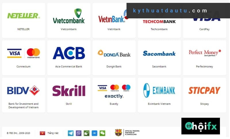Nạp rút đa kênh, hỗ trợ nhiều ngân hàng lớn tại Việt Nam